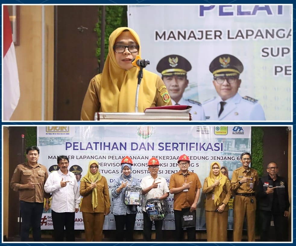 Pelatihan dan Sertifikasi Konstruksi oleh DPUPR Kota Samarinda