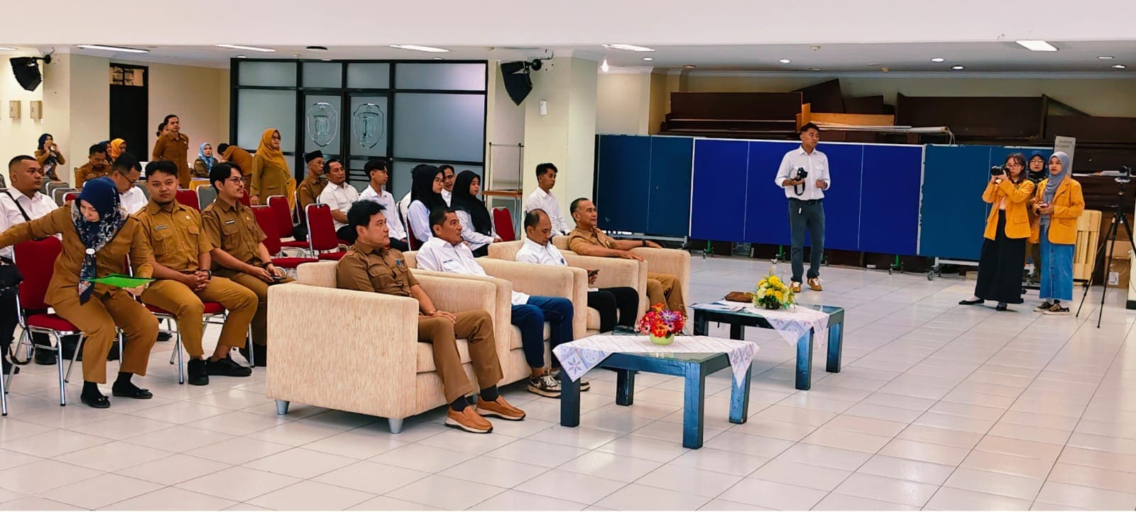 Bina Konstruksi Dinas Pekerjaan Umum dan Penataan Ruang Kota Samarinda Menghadiri Pembukaan  Pelatihan dan Sertifikasi Tenaga Kerja Konstruksi Kualifikasi Ahli Tahun 2026